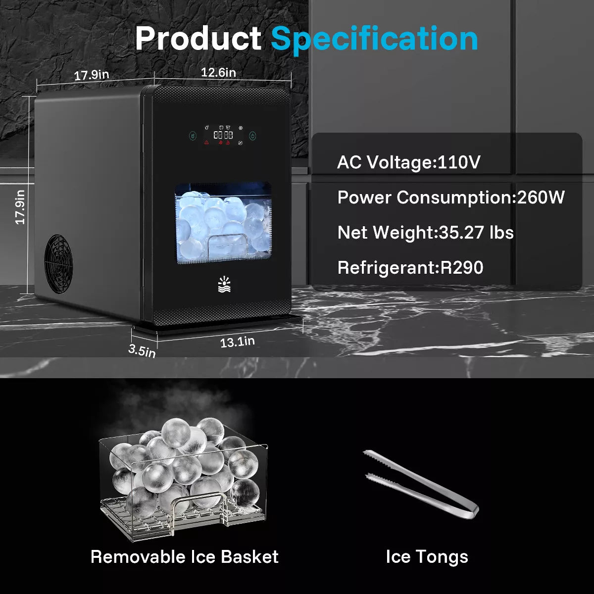 Sphere Ice Machine