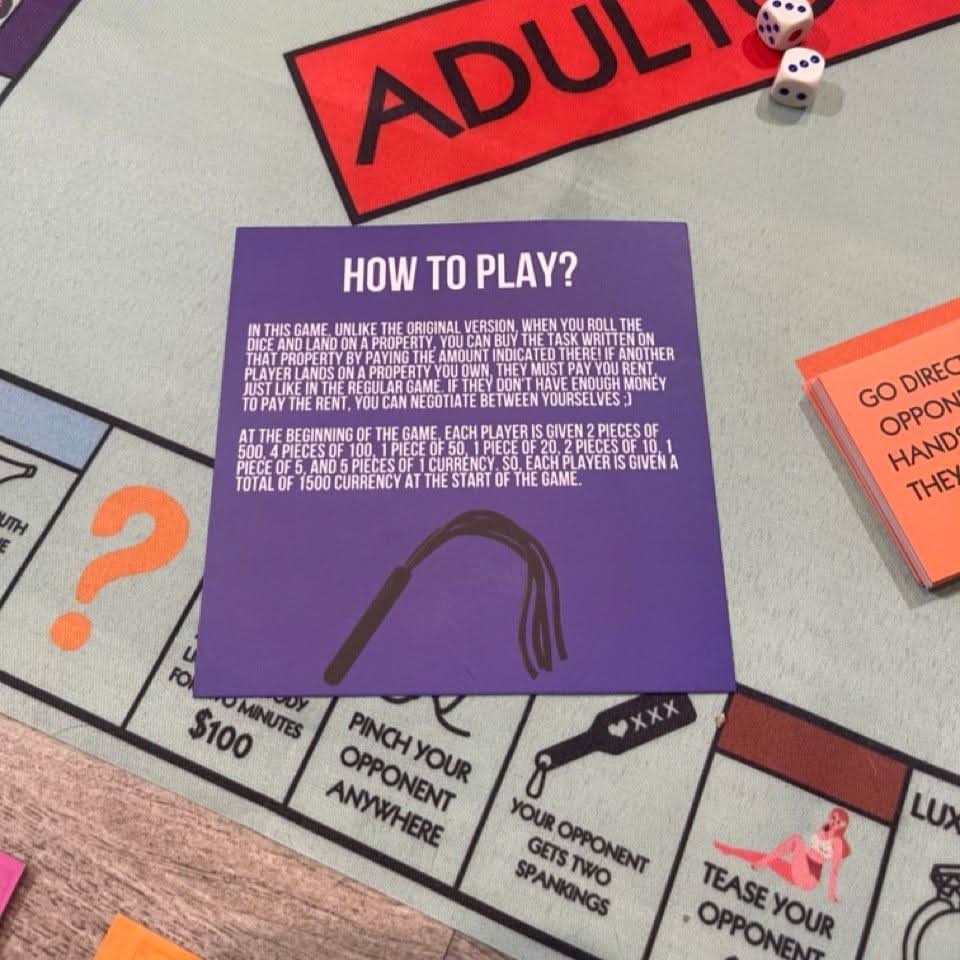 Adultopoly - Adult Board Game