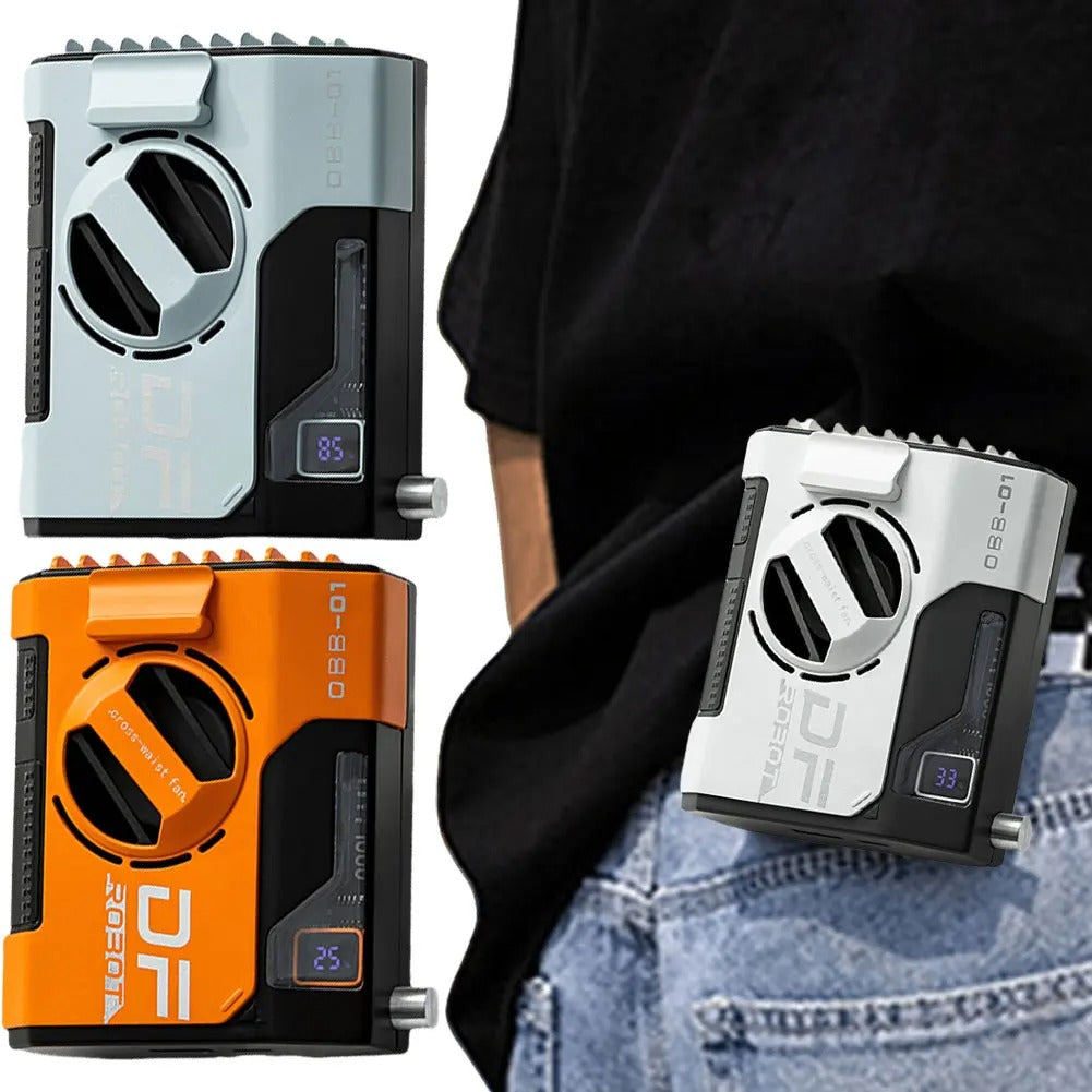 Clip-On Fan + Portable Phone Charger