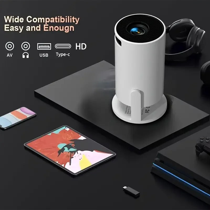 Vibey Ceiling Projector - Connect your phone via USBC