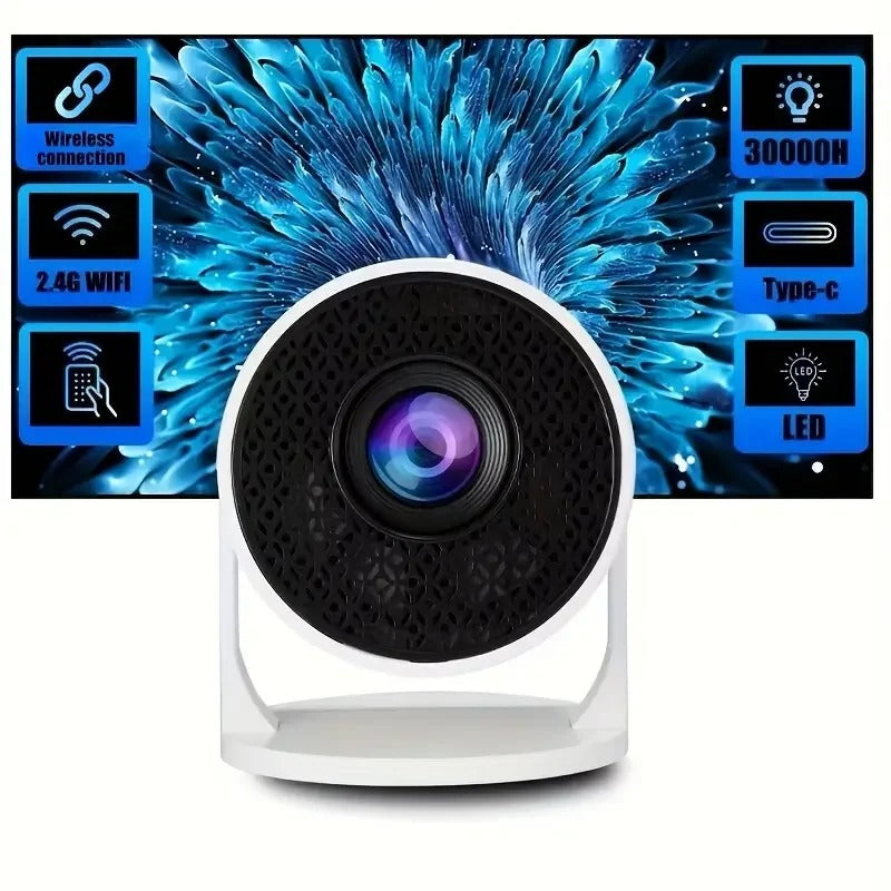 Vibey Ceiling Projector - Connect your phone via USBC