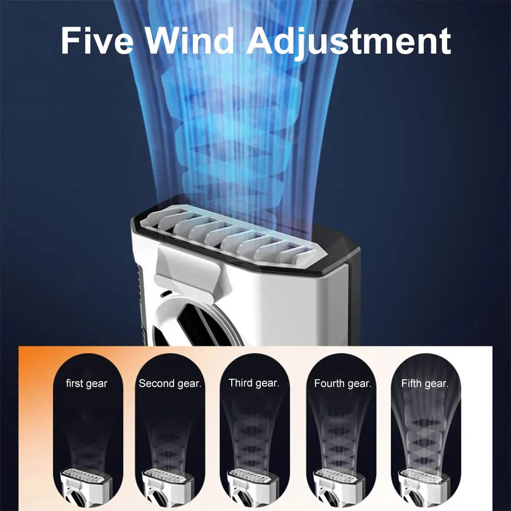 Clip-On Fan + Portable Phone Charger