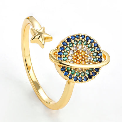 Flower Spinner Anxiety Ring - One Size Fits All