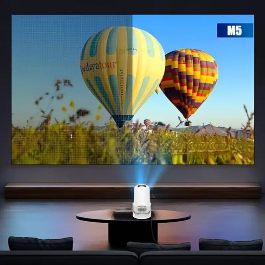 Vibey Ceiling Projector - Connect your phone via USBC