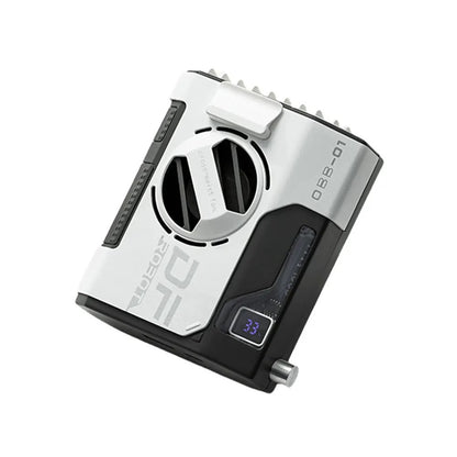 Clip-On Fan + Portable Phone Charger